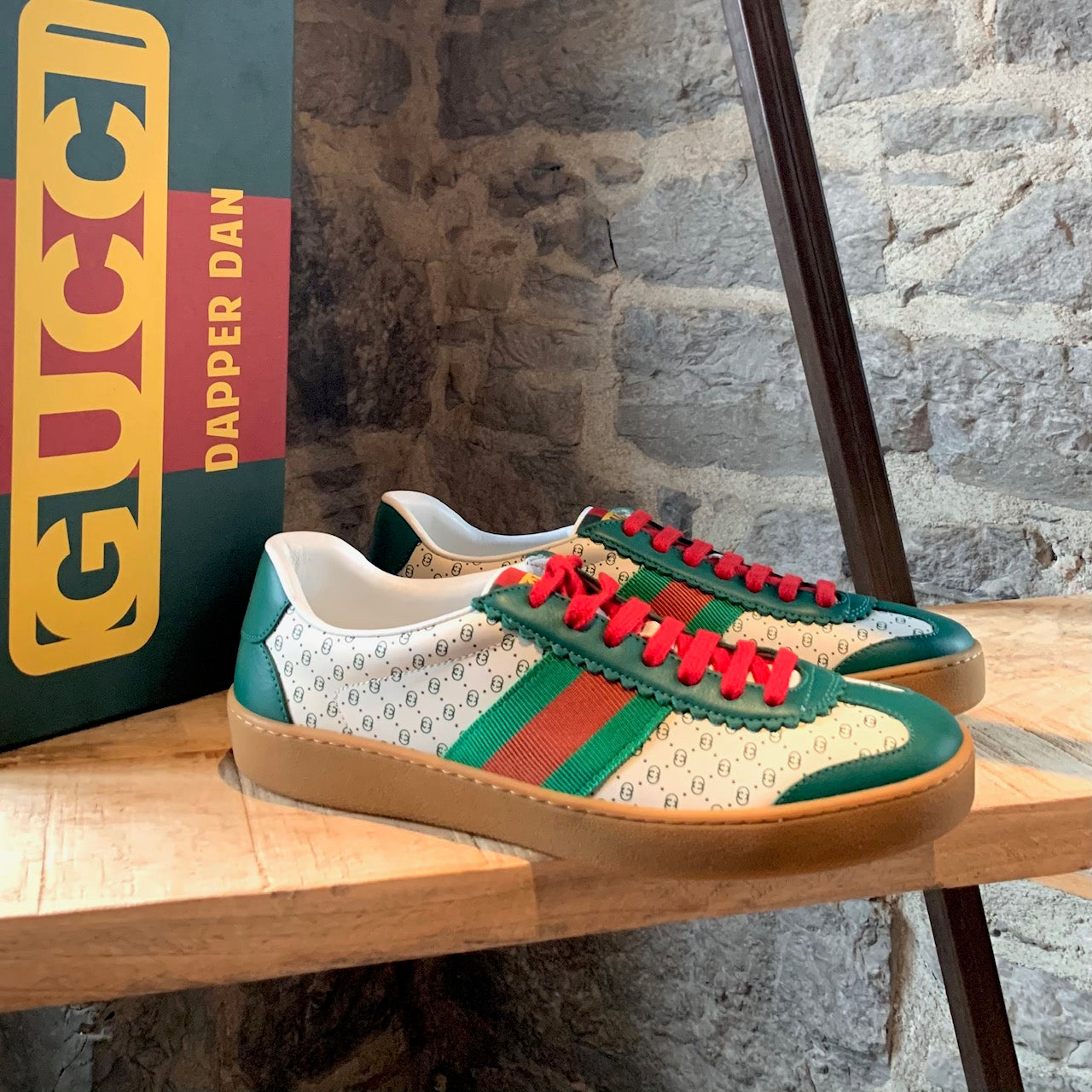 Gucci Ultrapace Leather Sneakers | Runway Catalog